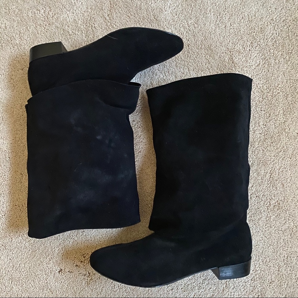 | NWOT | Victor Alfaro Black Suede Boots
